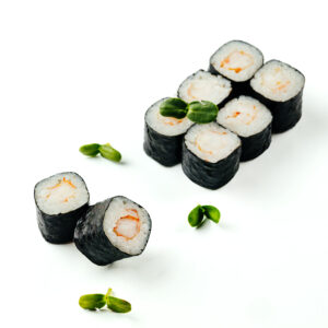 Классический ролл креветка